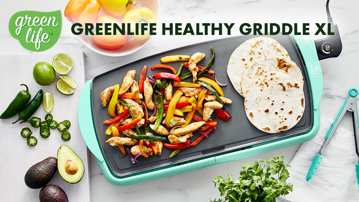 GreenLife Healthy Griddle XL, Black