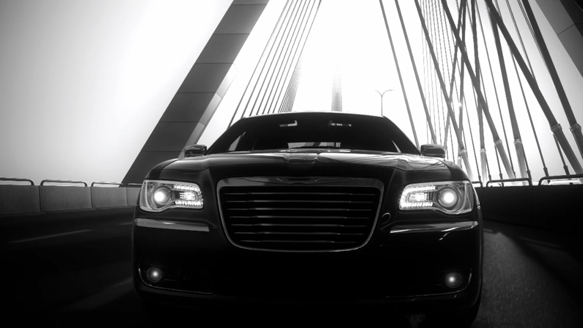 Chrysler.com Black and White Intro Animation