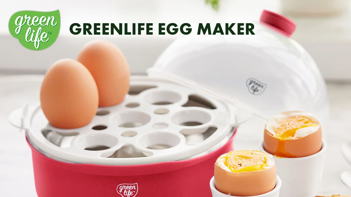 GreenLife Egg Maker, Red