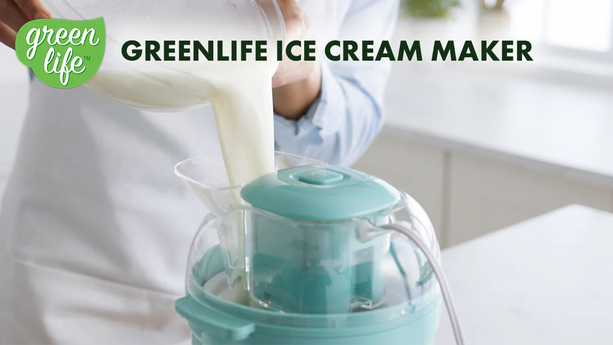 GreenLife Ice Cream Maker, Turquoise
