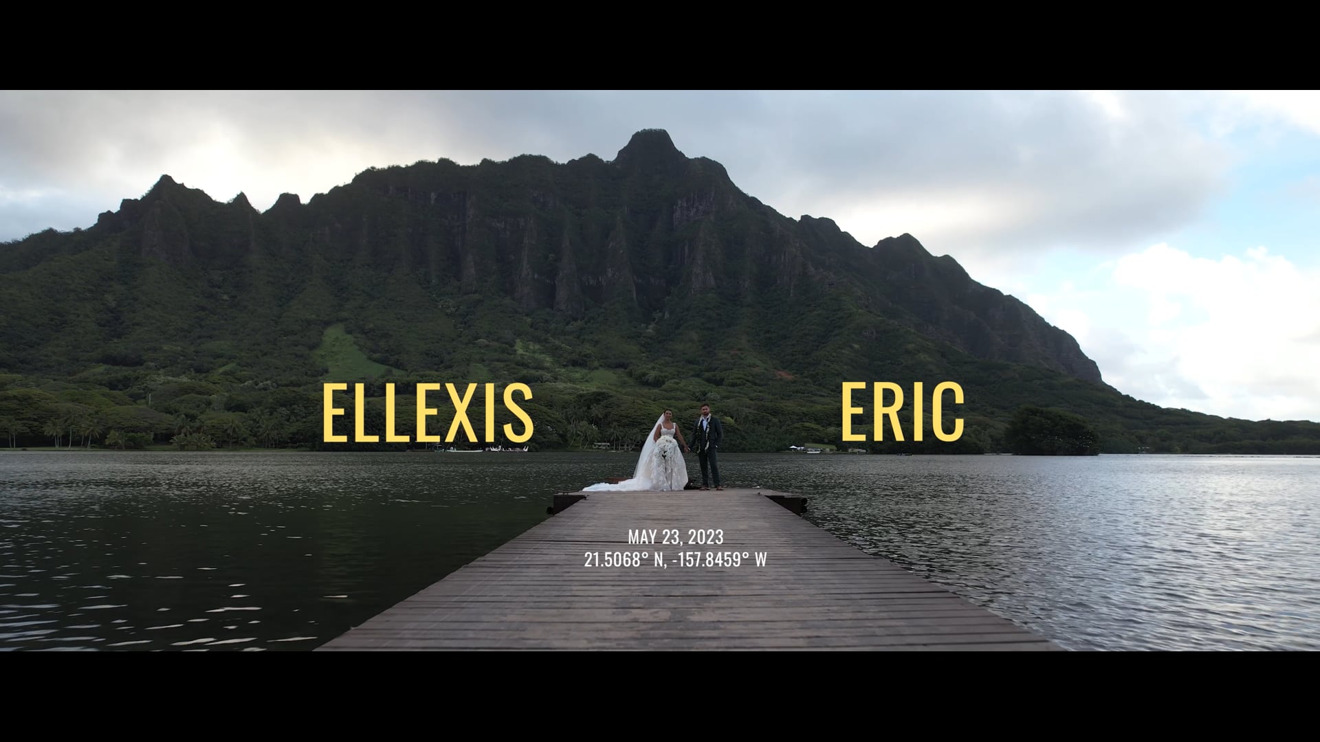 Eric and Ellexis at Secret Garden, Kualoa Ranch