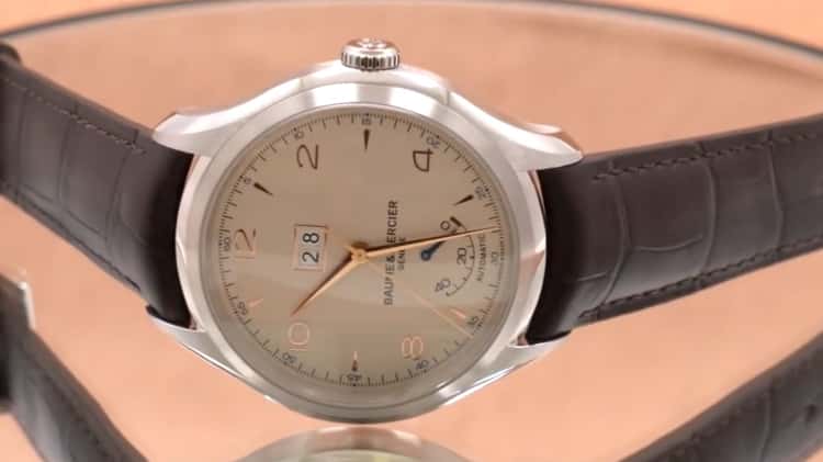 Baume Mercier Clifton 10205 Automatic Watch 43mm on Vimeo