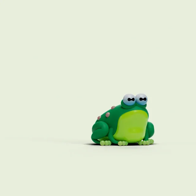 Cute frog - Finished Projects - Blender Artists Community