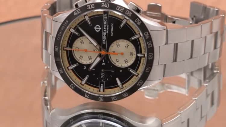 Baume Mercier Clifton Club 10435 Watch 44mm on Vimeo