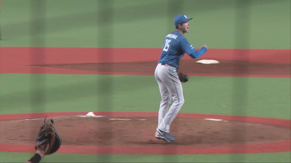 【8回裏】両者譲らぬ投手戦!! ファイターズ・上沢直之 8回を投げて104球無失点の快投!!  2023年7月15日 埼玉西武ライオンズ 対 北海道日本ハムファイターズ