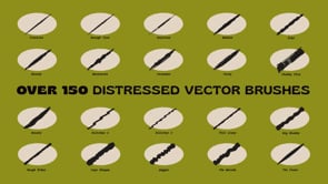 Bézier Buddy Brushes for Illustrator, a Brush Add-On by True Grit Texture Supply (Thumbnail 9 of 10)