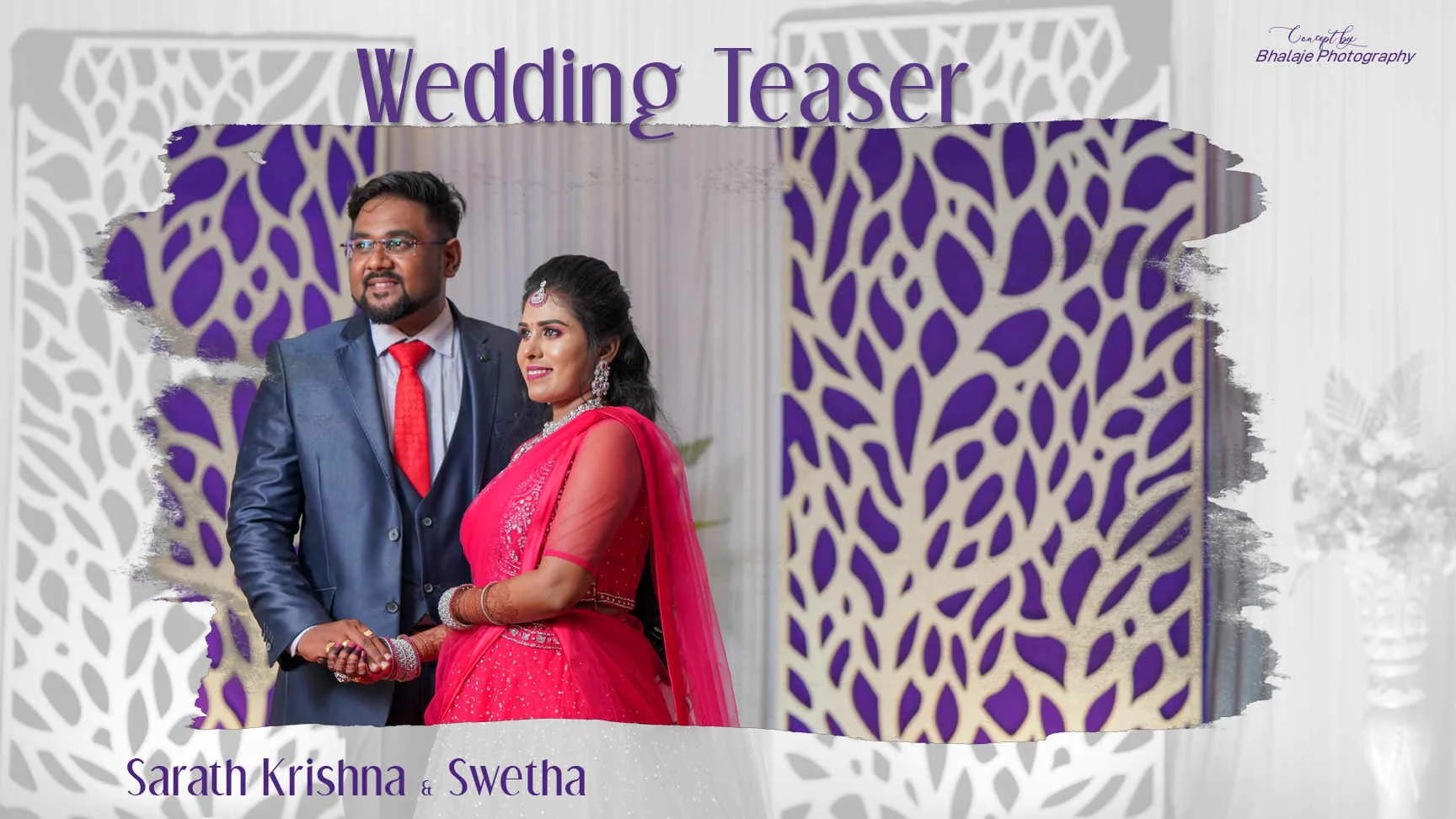 Swetha &amp; Sarath Krishna Wedding Candid Teaser Video