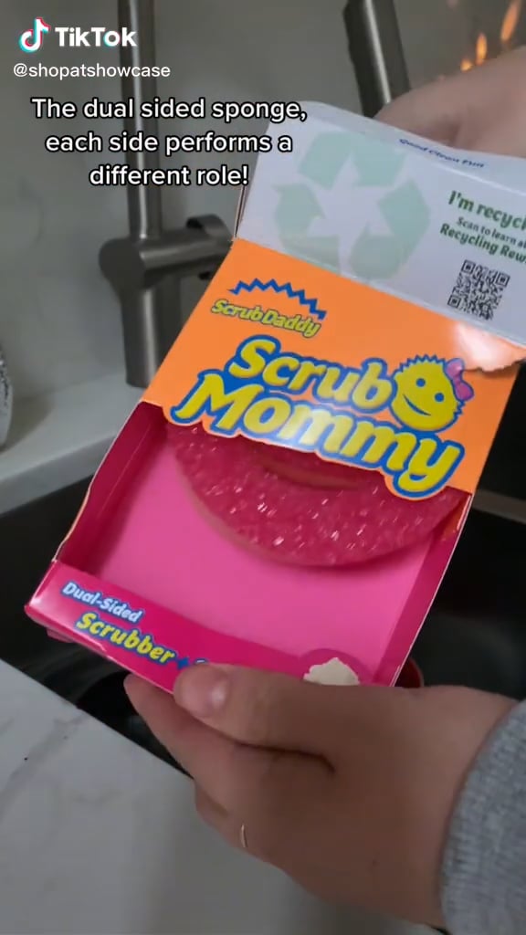 Scrub Daddy Sponge Set - Scrub Mommy Power Flower Dual- Sided Sponge A
