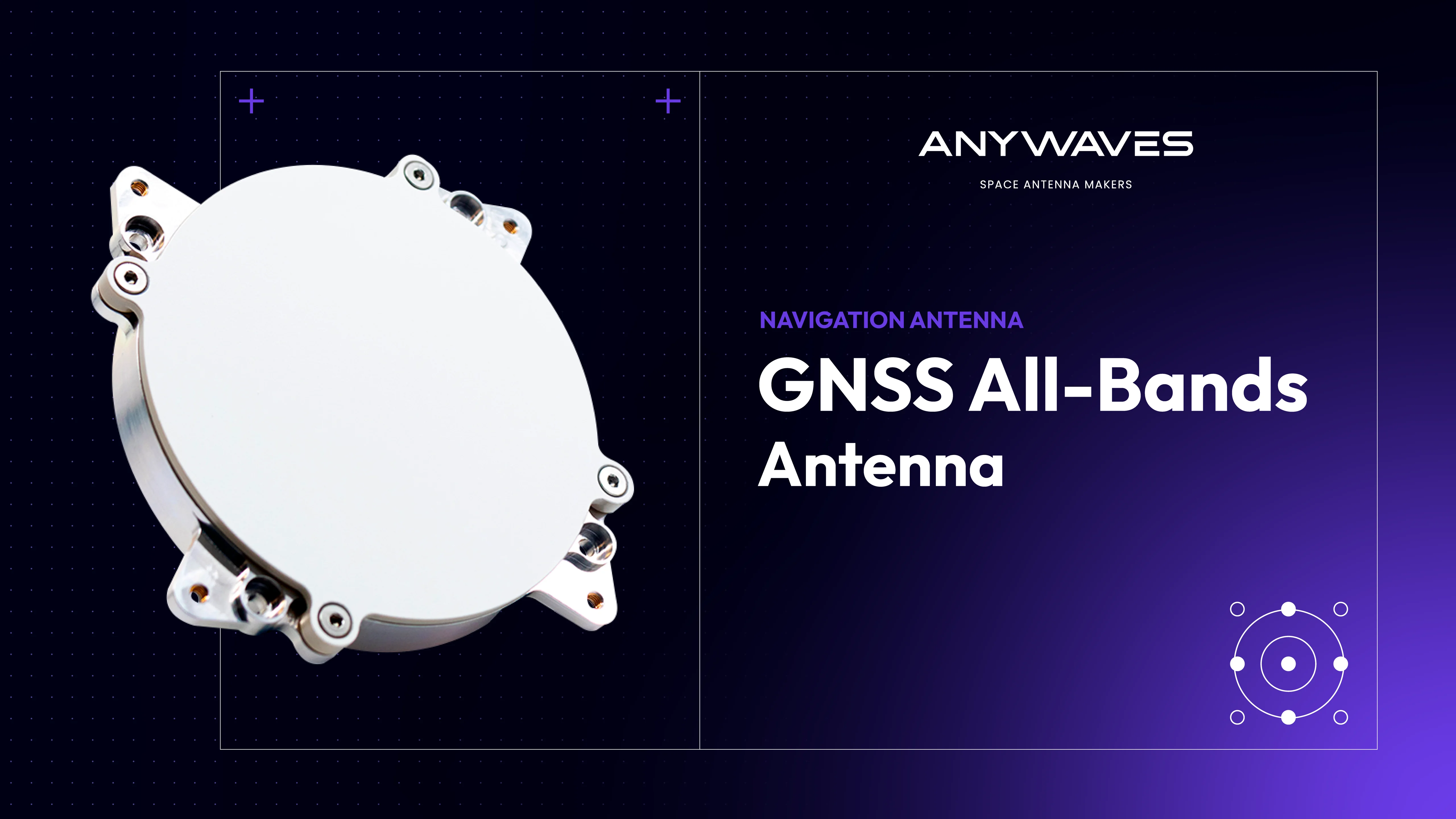 GNSS All-Bands Antenna | Anywaves, Space Antenna Makers
