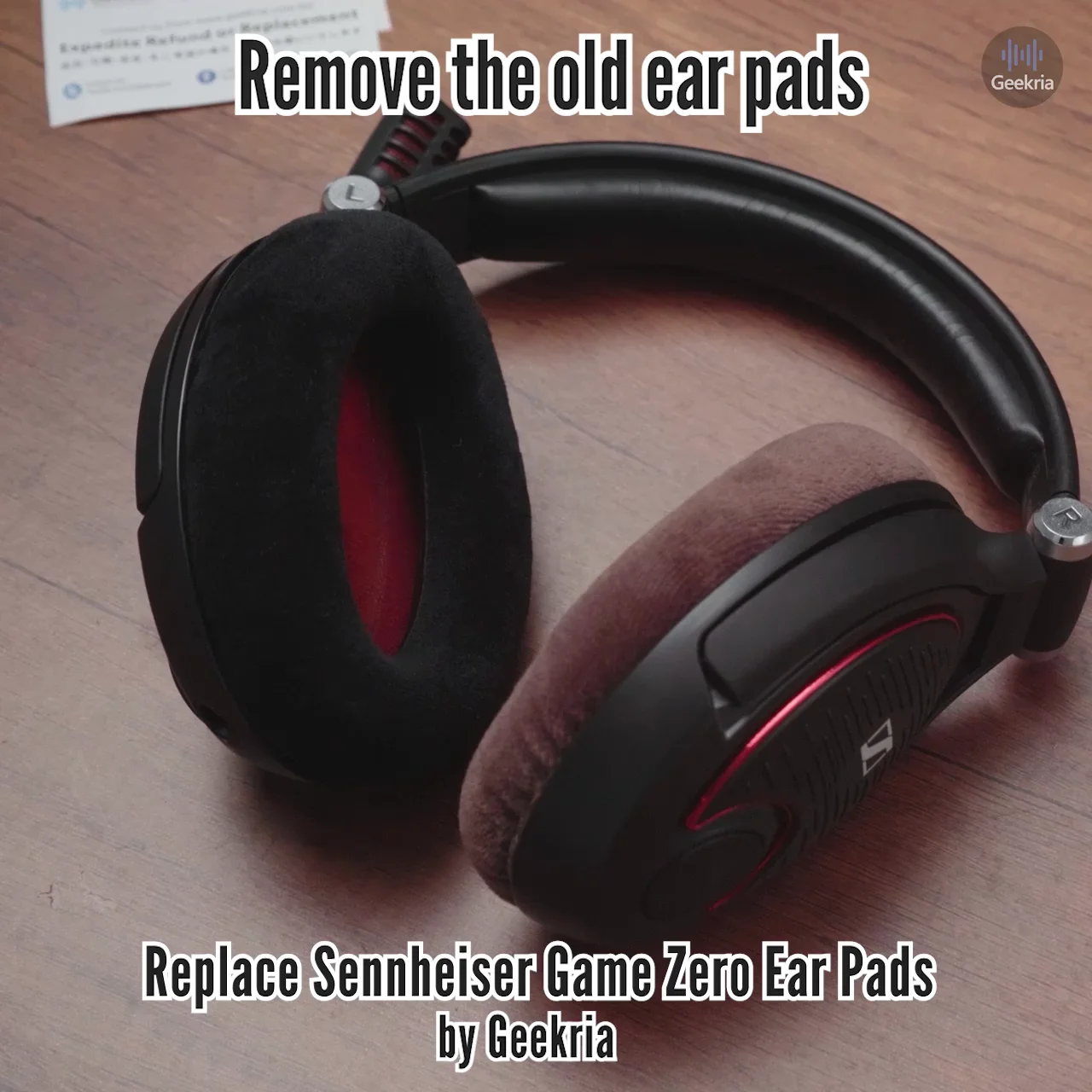 Sennheiser game best sale zero earpads replacement