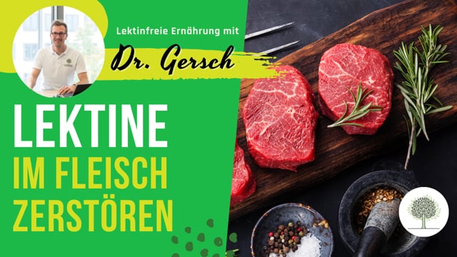 Kann man Lektine im Fleisch von Tieren, die nicht artgerecht gefüttert wurden, zerstören? 