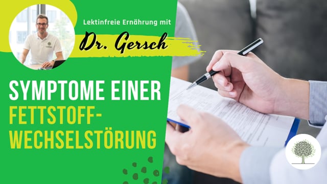 Wie kann ich wissen, ob jemand eine Fettstoffwechselstörung hat? Anhand welcher Werte oder Symptome? 