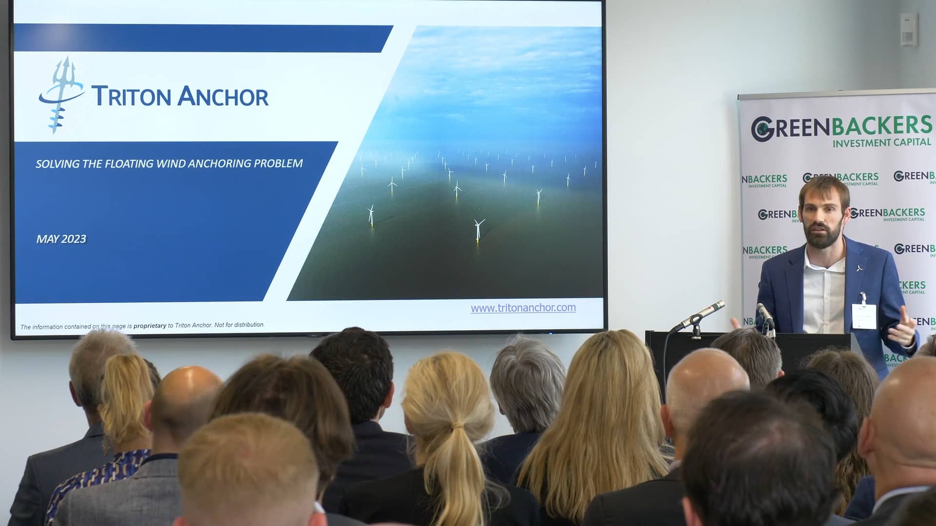 TRITON ANCHOR at Greenbackers investment pitch AllEnergy, 11th May
