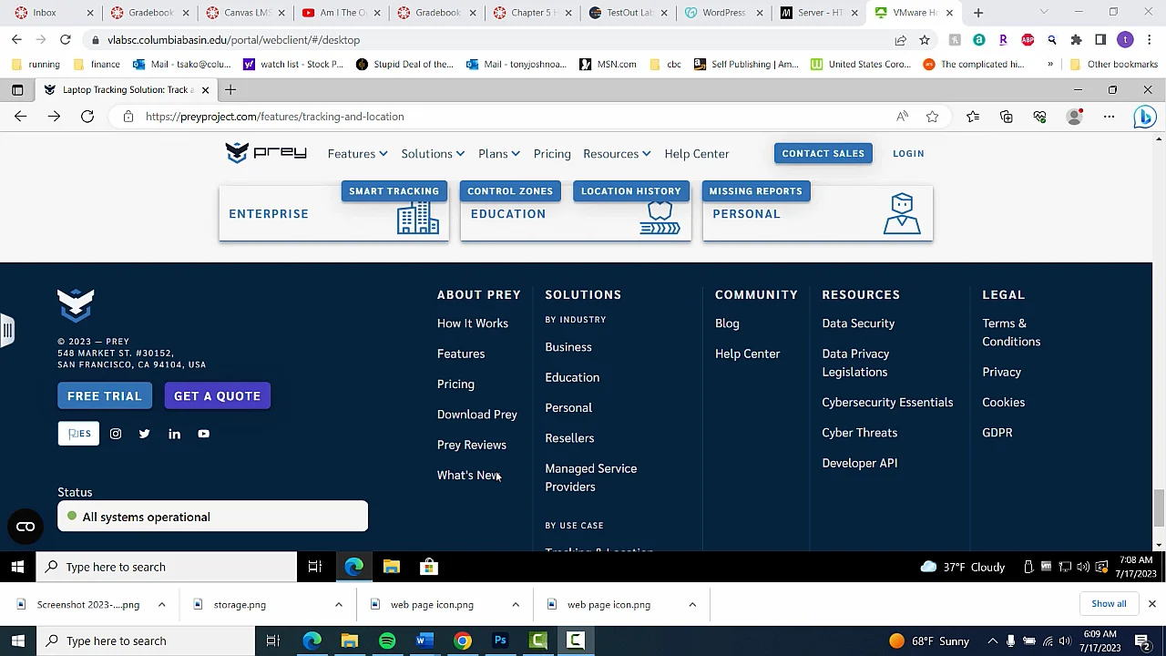 Introduction to Computer Security - Prey Walkthrough on Vimeo