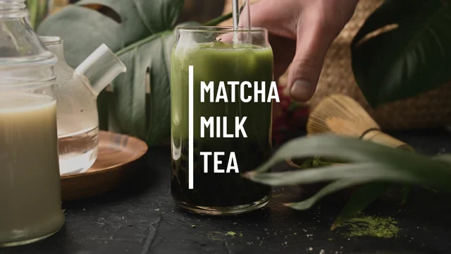 Matcha Milk Tea Recipe: Hot + Iced Bubble Tea (With Video) - Raepublic