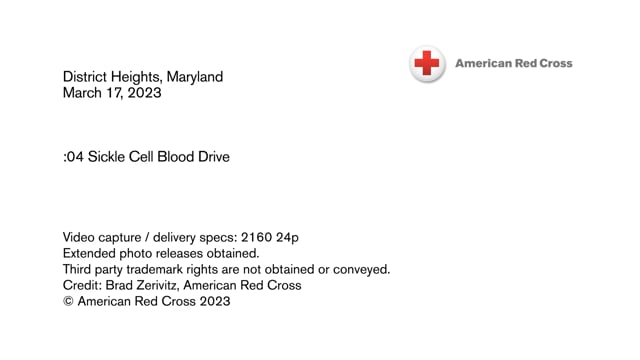 Biomed B-roll – Sickle Cell blood drive, District Heights, Maryland