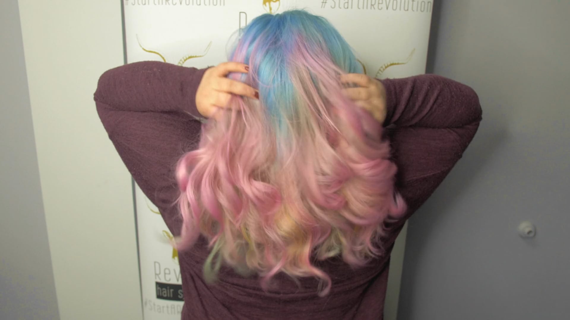 Cotton Candy Hair Transformation