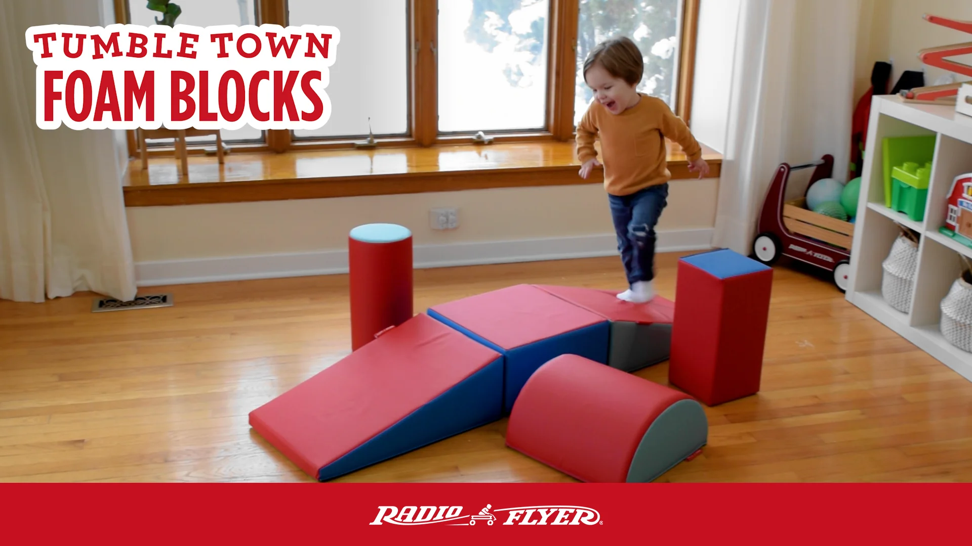 Tumble Town Foam Climbing Blocks for Toddlers