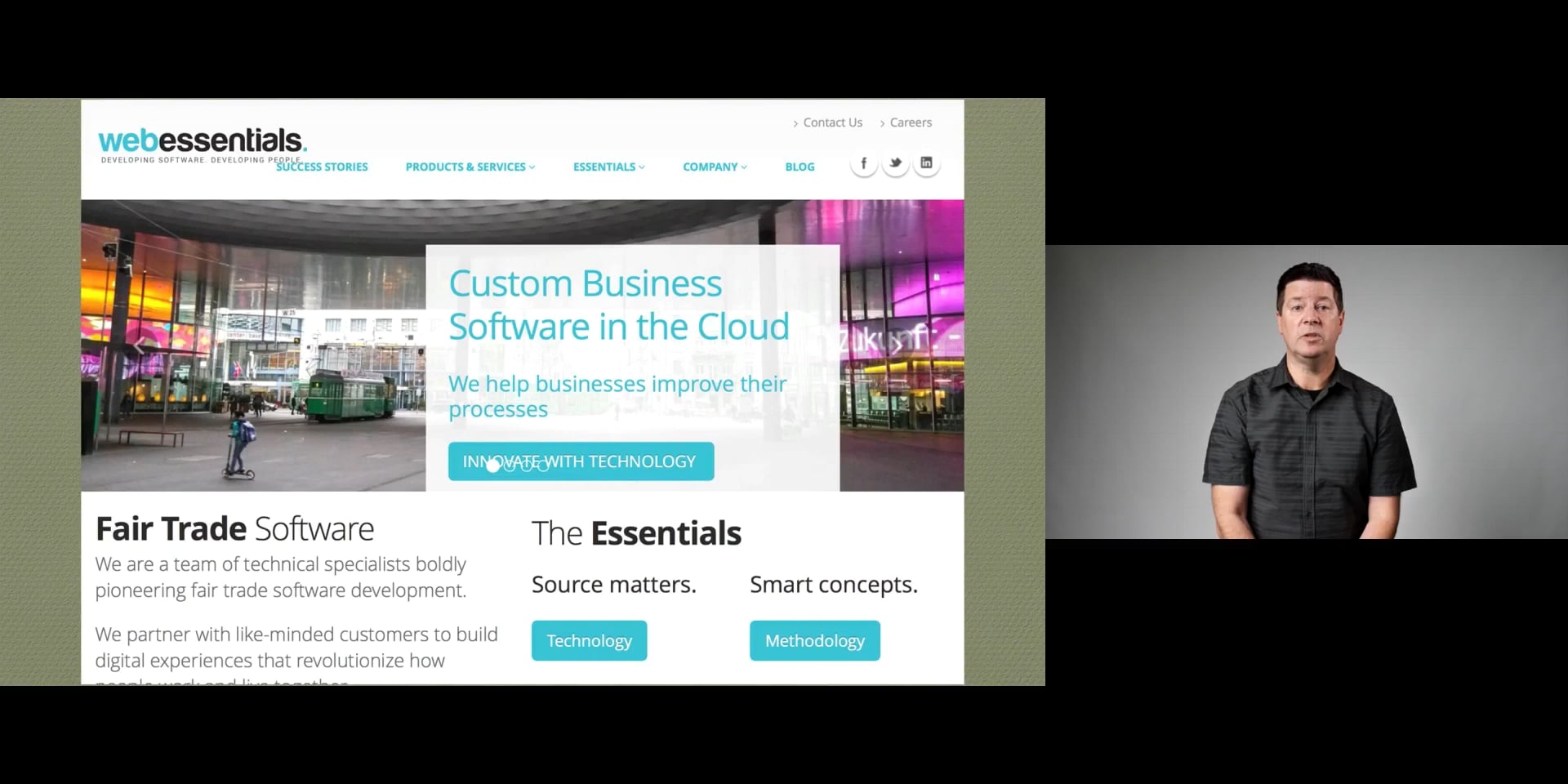Exemplo de desenvolvimento de TI & Web Site 3 (P) on Vimeo