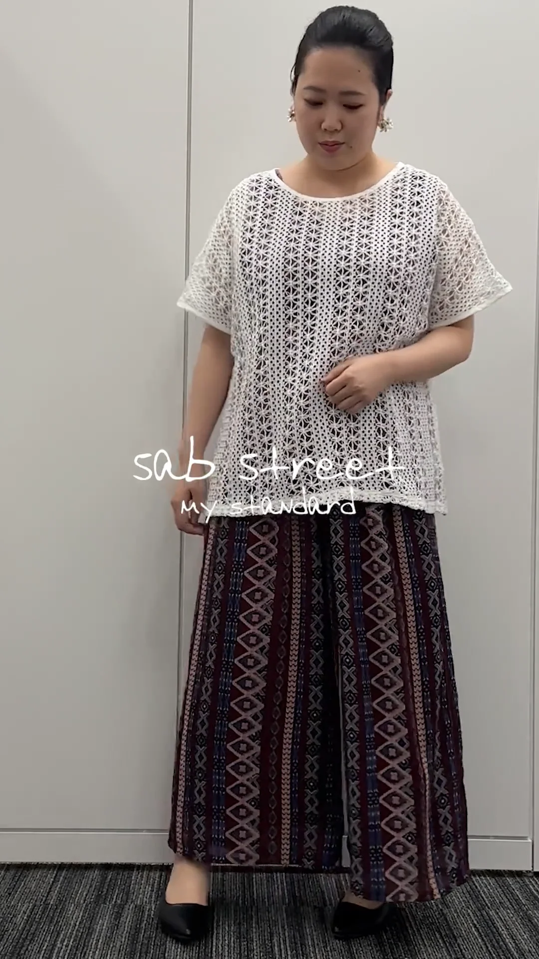 【大きいサイズ】 9号・15号・19号(M・3L・5L) クロシェ風レーストップス 大きいサイズ】 9号・15号・19号(M・3L・5L) クロシェ風レース