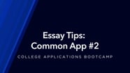 22 Common App Prompt 2 On Vimeo