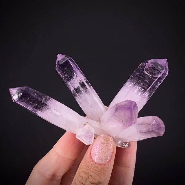 Iron out for cleaning quartz crystals #hansencreek #amethyst #scepter