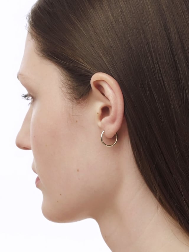 Small Gold Hoop Earrings - Tia Small | Ana Luisa Jewelry