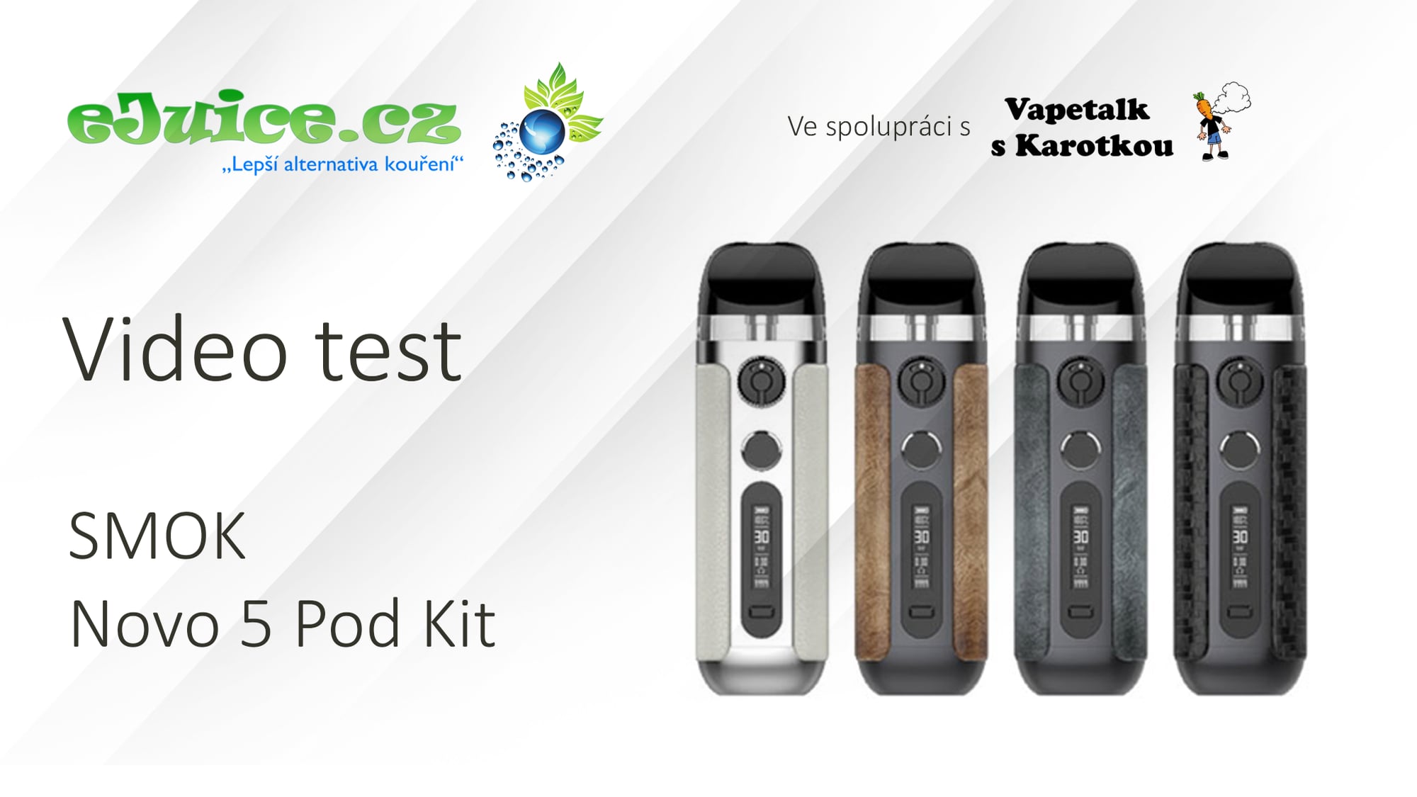 SMOK Novo 5 Pod Kit - video test (CZ)