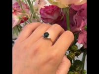 Anello con diamante smeraldo 14 carati 10257-2260