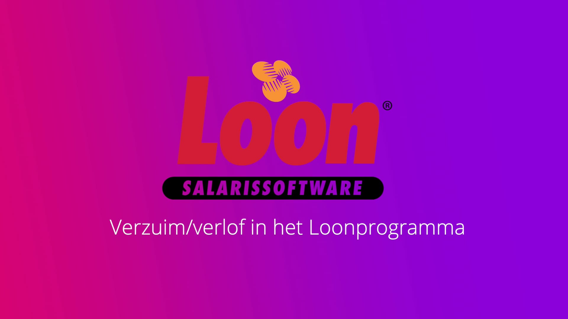 Loon Salarissoftware. Verzuim En Verlof Vastleggen In Loon