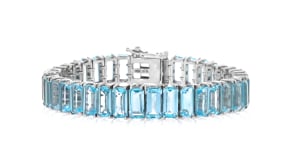 65.00 ct. t.w. Sky Blue Topaz Tennis Bracelet in Sterling Silver