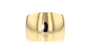 Italian 14kt Yellow Gold Wide Dome Ring