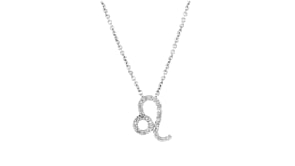 Scorpio - .10 ct. t.w. Diamond Zodiac Necklace in Sterling
