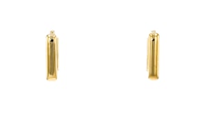 14kt Yellow Gold Small Square Hoop Earrings