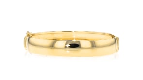 Italian 14kt Yellow Gold Bangle Bracelet