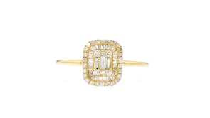 43 ct. t.w. Diamond Cluster Ring in 14kt Yellow Gold