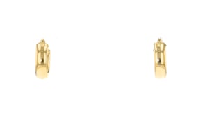 Italian 14kt Yellow Gold Huggie Hoop Earrings