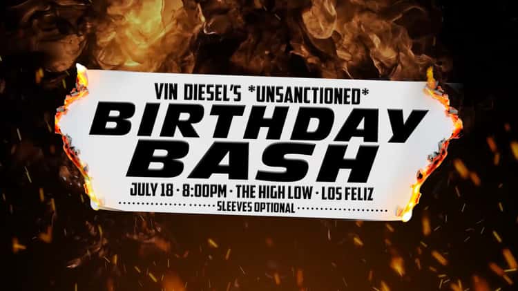 Vin Diesel Birthday