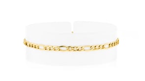 3.5mm 14kt Yellow Gold Figaro-Link Bracelet