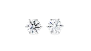 3.00 ct. t.w. Moissanite Stud Earrings in Sterling Silver