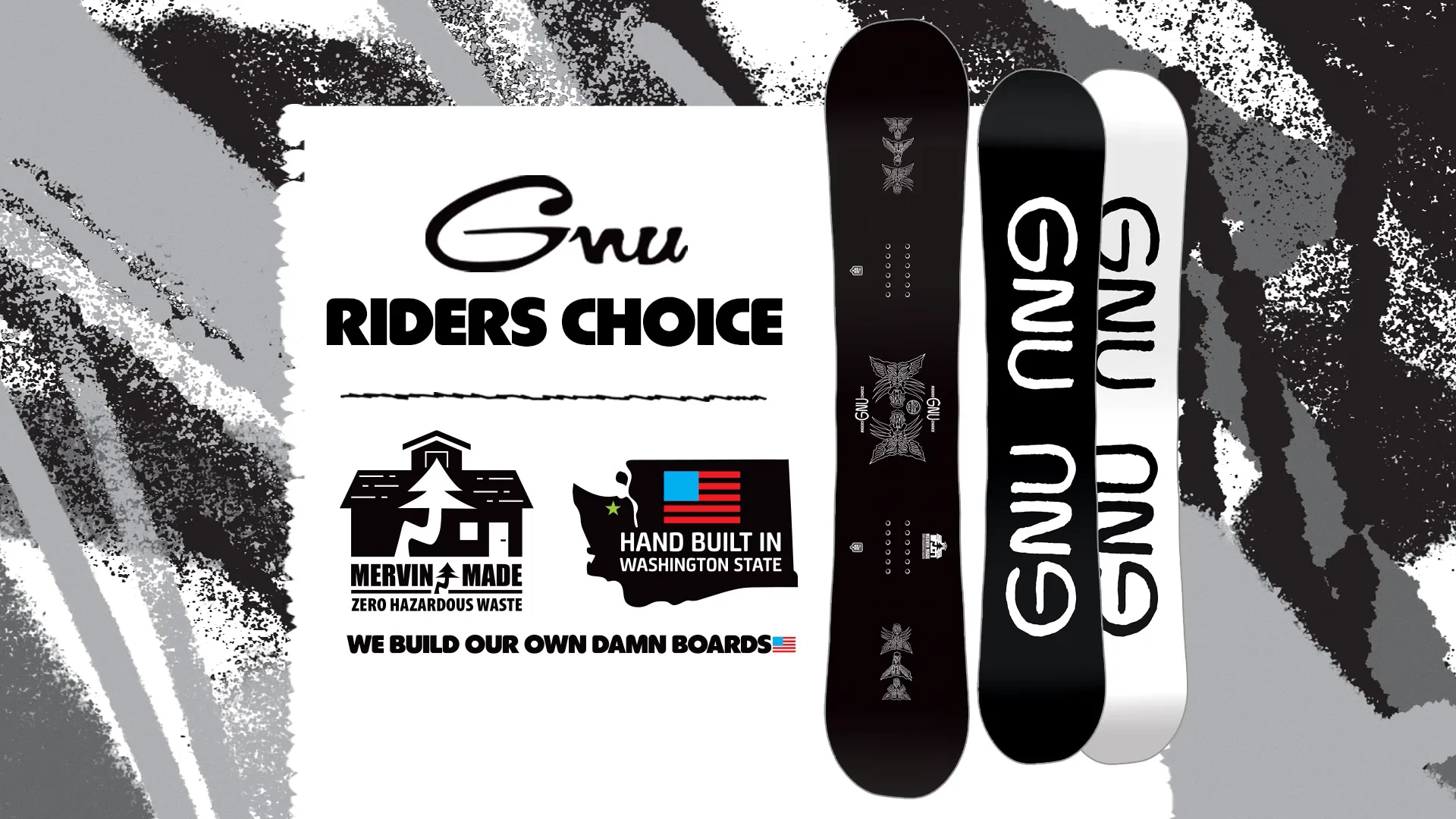 22-23 GNU RIDERS CHOICE 157.5 チューンナップ済み GNU Riders Choice Snowboard | GNU Snowboards 2021-2022