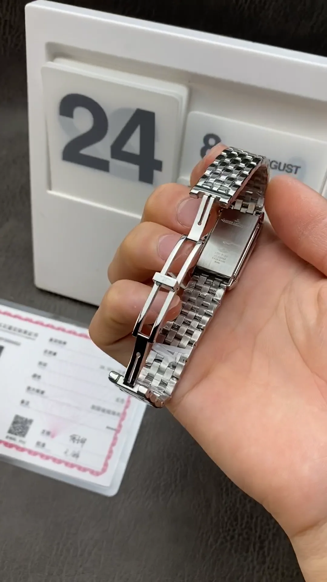 JaegerLeCoultre　ジャガールクルト　クオーツ　ムーブメント付文字盤 ジャガー・ルクルト レベルソ・ワン モノフェイス レディース