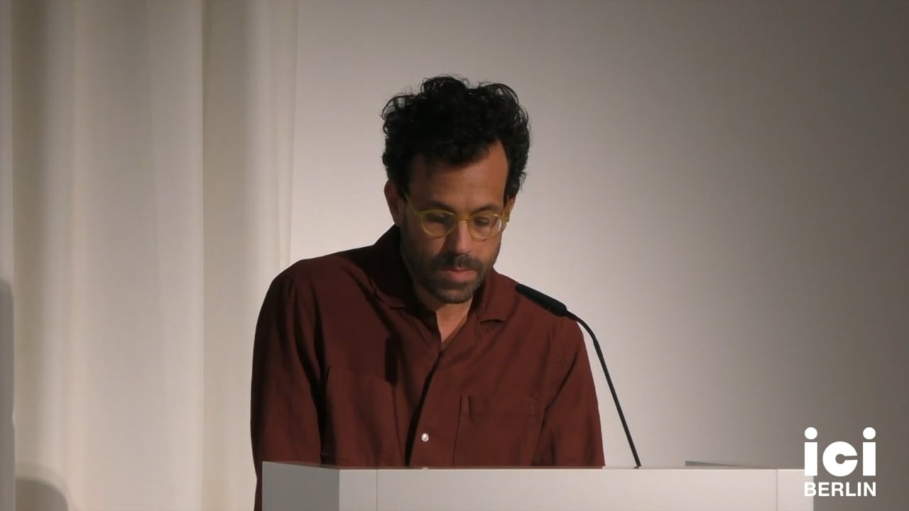 Talk by David Kishik