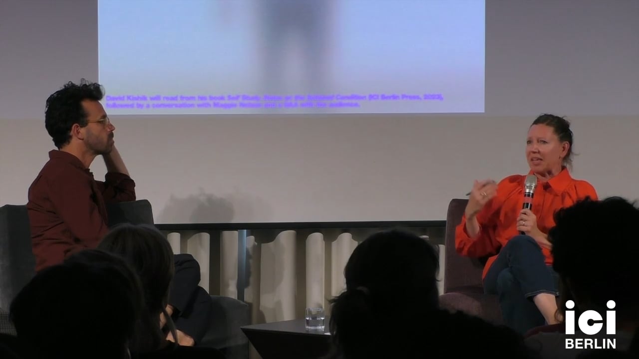 Maggie Nelson in Conversation with David Kishik