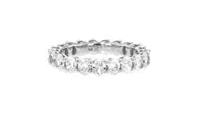 3.00 ct. t.w. Oval Lab-Grown Diamond Eternity Band in 14kt White Gold
