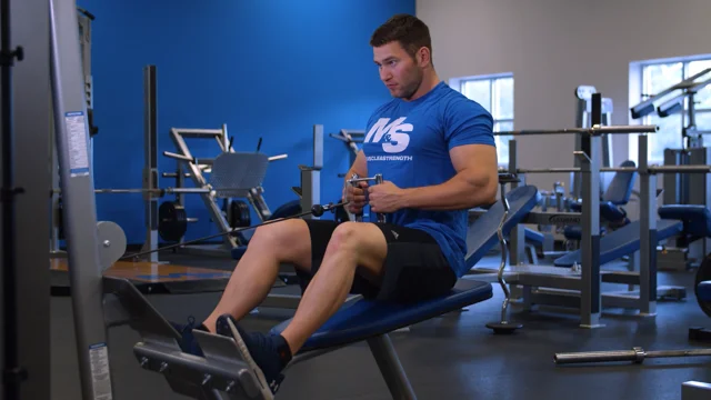 Seated Cable Row Machine, Technique and Variations