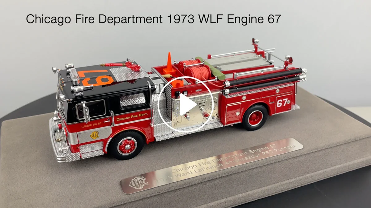 Fire Replicas Chicago Fire Department 1973 Ward LaFrance Fire Replicas Chicago Fire Department 1973 Ward LaFrance