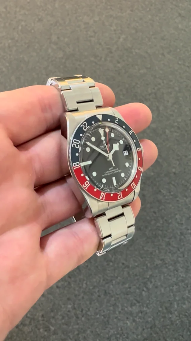 Tudor black bay discount gmt wrist shot