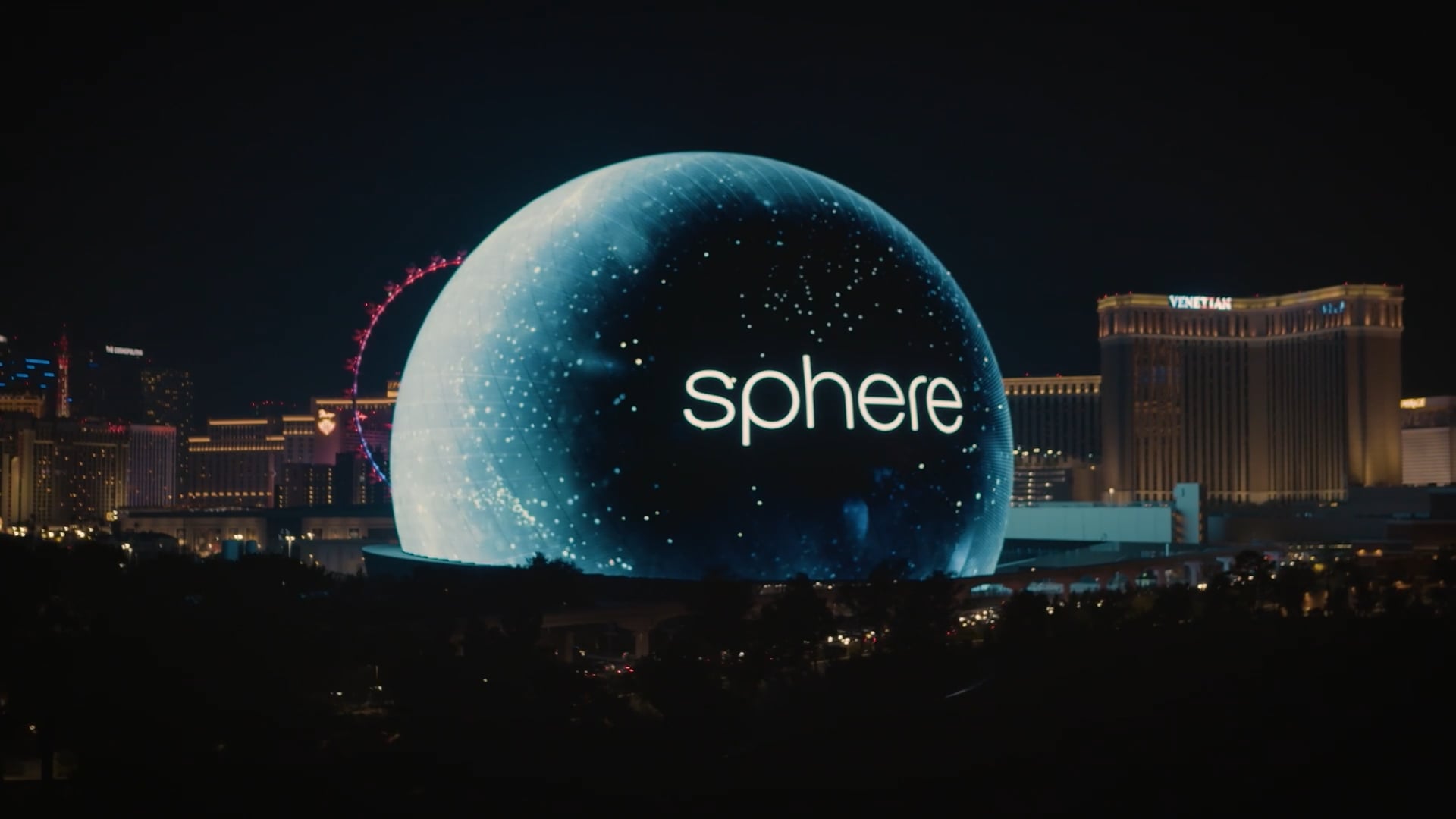 Who is advertising on the sphere?