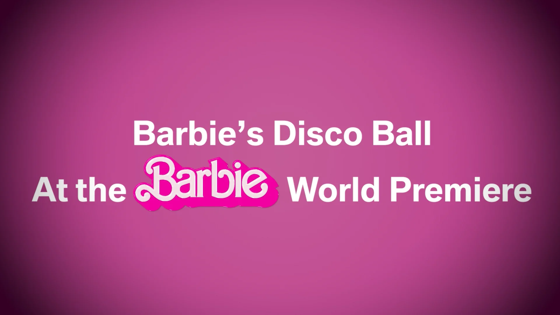 Barbie discount disco ball